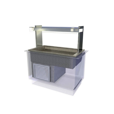 Kubus Drop In Cold Well Self Service 1175mm - CW632  Kubus   