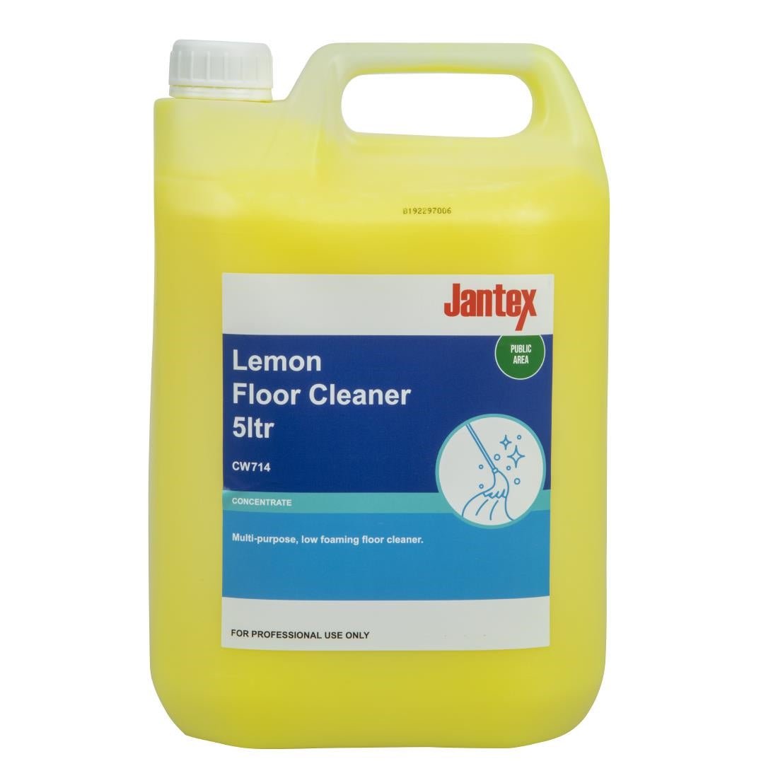 Jantex Lemon Gel Floor Cleaner Concentrate 5Ltr - CW714  Jantex   