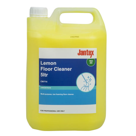 Jantex Lemon Gel Floor Cleaner Concentrate 5Ltr - CW714  Jantex   
