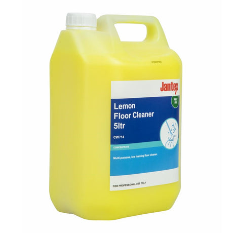 Jantex Lemon Gel Floor Cleaner Concentrate 5Ltr - CW714  Jantex   