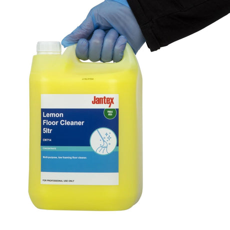 Jantex Lemon Gel Floor Cleaner Concentrate 5Ltr - CW714  Jantex   