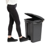 Jantex Kitchen Pedal Bin Black 45Ltr - CW722  Jantex   