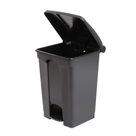 Jantex Kitchen Pedal Bin Black 45Ltr - CW722  Jantex   
