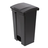 Jantex Kitchen Pedal Bin Black 87Ltr - CW724  Jantex   