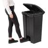 Jantex Kitchen Pedal Bin Black 87Ltr - CW724  Jantex   