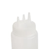 Vogue Clear 3 Nozzle Squeeze Bottle 24oz - CW725  Vogue   