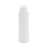 Vogue Clear 3 Nozzle Squeeze Bottle 36oz - CW726  Vogue   