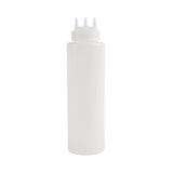 Vogue Clear 3 Nozzle Squeeze Bottle 36oz - CW726  Vogue   