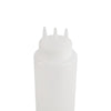 Vogue Clear 3 Nozzle Squeeze Bottle 36oz - CW726  Vogue   