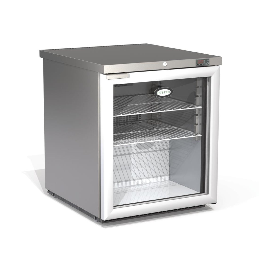 Foster 1 Glass Door 200Ltr Under Counter Fridge | HR200G 13/114 Foster Refrigerator