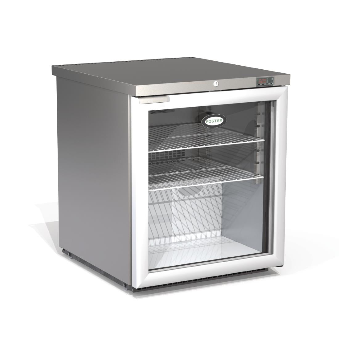 Foster 1 Glass Door 200Ltr Under Counter Fridge | HR200G 13/114 Foster Refrigerator