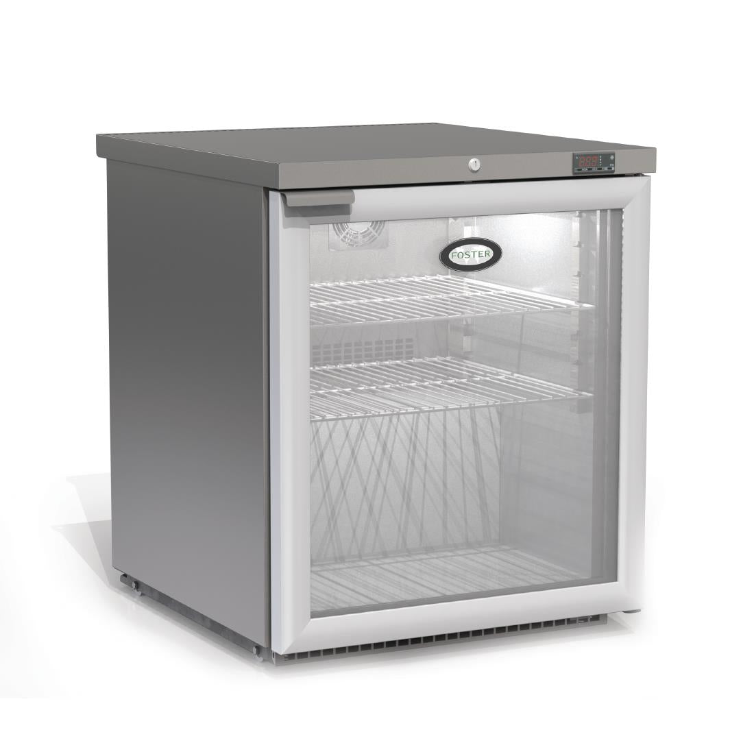 Foster 1 Glass Door 200Ltr Under Counter Fridge | HR200G 13/114 Foster Refrigerator