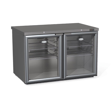 Foster 2 Glass Door 360Ltr Under Counter Fridge with Light | HR360G-13/251 Foster Refrigerator