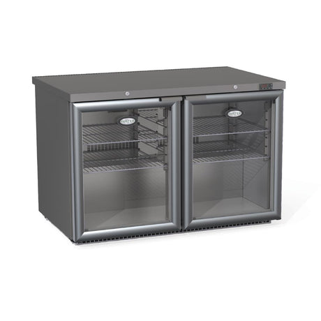 Foster 2 Glass Door 360Ltr Under Counter Fridge | HR360G 13/120 Foster Refrigerator