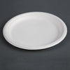 Fiesta Compostable Bagasse Plates Round 260mm (Pack of 50) - CW904  Fiesta   