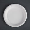 Fiesta Compostable Bagasse Plates Round 179mm (Pack of 50) - CW905  Fiesta   