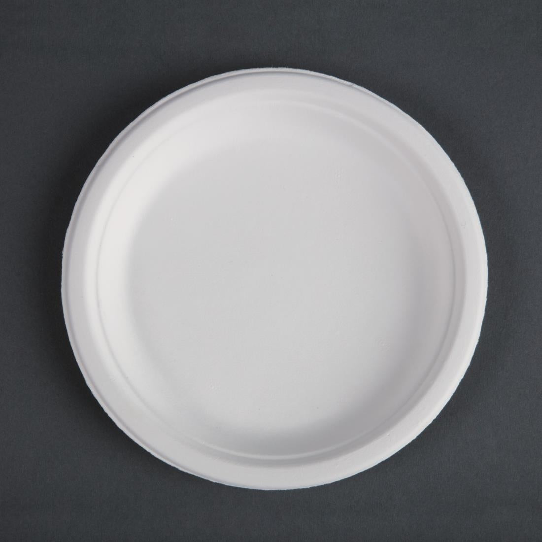Fiesta Compostable Bagasse Plates Round 179mm (Pack of 50) - CW905  Fiesta   