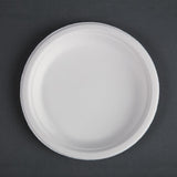 Fiesta Compostable Bagasse Plates Round 179mm (Pack of 50) - CW905  Fiesta   