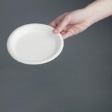 Fiesta Compostable Bagasse Plates Round 179mm (Pack of 50) - CW905  Fiesta   