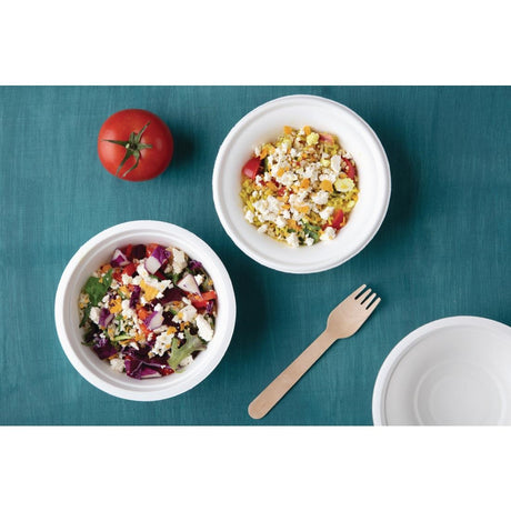 Fiesta Compostable Bagasse Bowls Round 10oz (Pack of 50) - CW906  Fiesta   