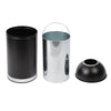 Bolero Steel Open Lid Bullet Bin Black 40Ltr - CW954  Bolero   