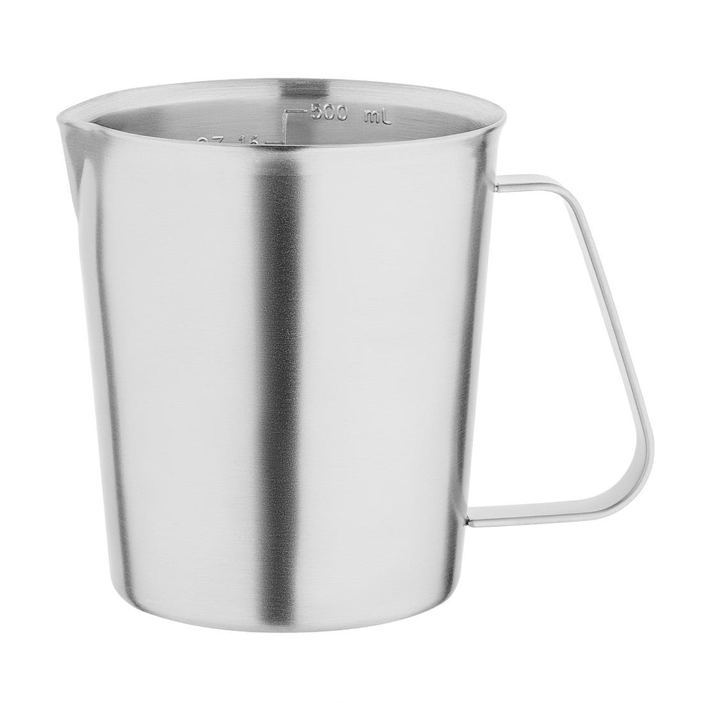 Vogue Stainless Steel Measuring Jug 500ml - CX057  Vogue   