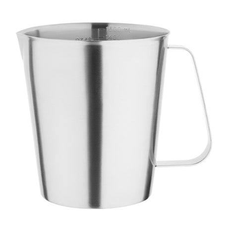 Vogue Stainless Steel Measuring Jug 1.5ltr - CX059  Vogue   
