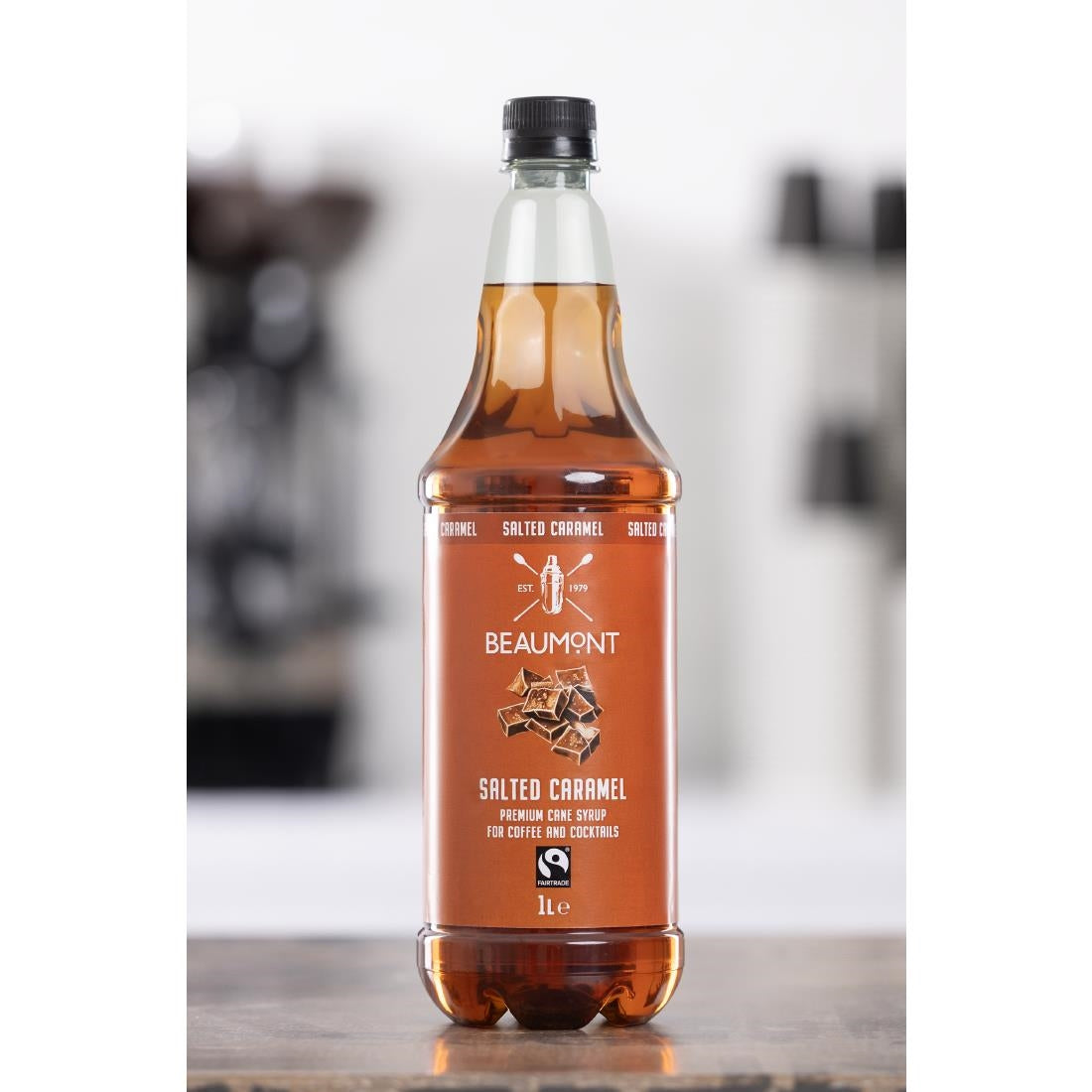 Beaumont Salted Caramel Syrup 1ltr - CX085  Beaumont   