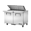 True Double Door Prep Counter Fridge TSSU-48-18M-B-HC FLID - CX128  True   