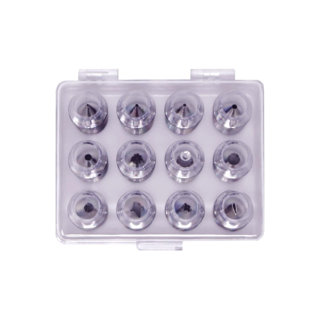 PME Stainless Steel Supatube Piping Nozzles, Set of 12 - CX132  PME   