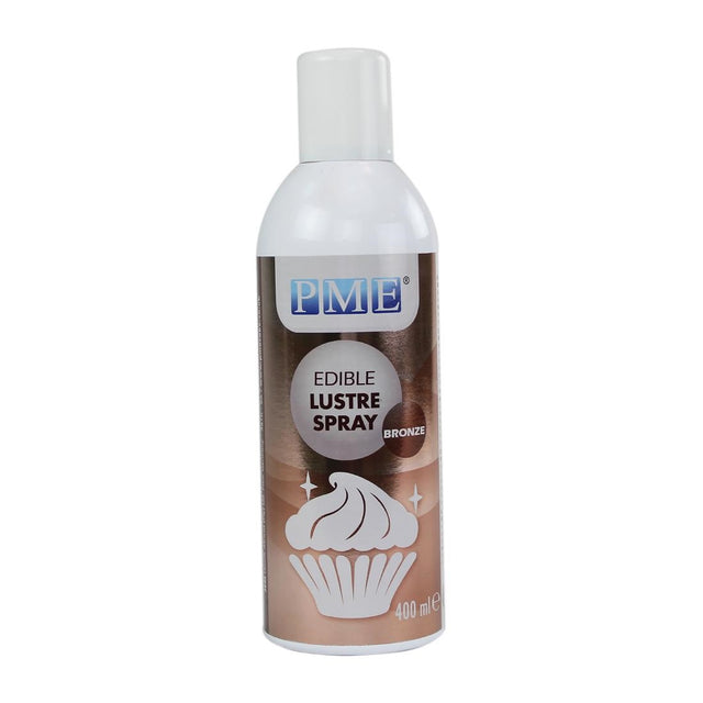 PME Edible Lustre Spray Bronze 400ml - CX146  PME   