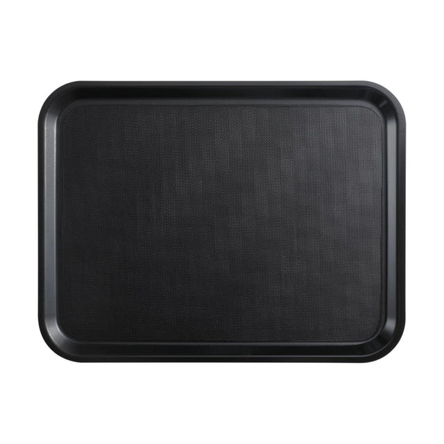 Cambro Mykonos Tray Charcoal Non-Slip Surface 360x460mm - CX382  Cambro   