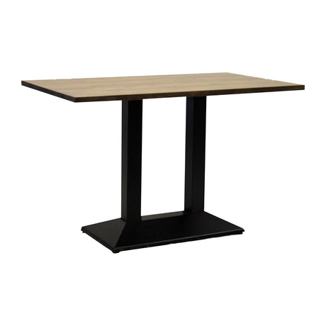 Turin Rectangular Dining Table Weathered Oak 1200x700mm - CX458 Wooden Tables Everyday   
