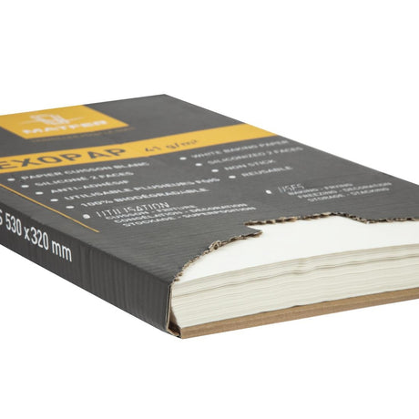 Matfer Bourgeat Exopap Baking Paper 325 x 530mm (Pack of 500) - CX521  Matfer Bourgeat   