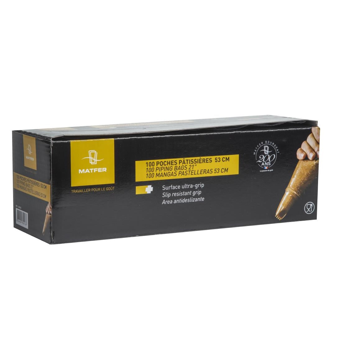 Matfer Bourgeat Disposable Piping Bags Clear (Roll of 100x530mm) - CX523  Matfer Bourgeat   