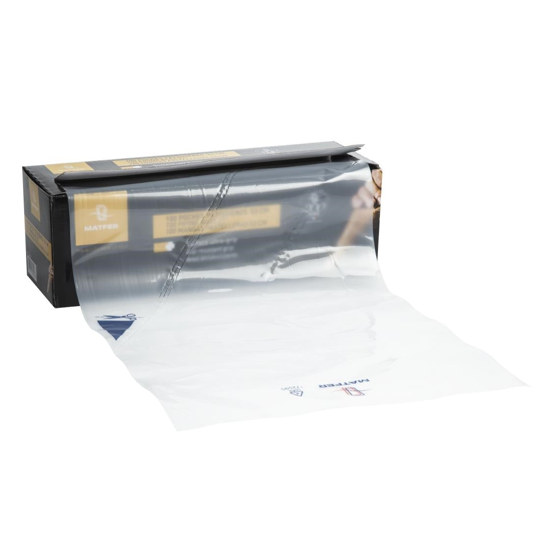 Matfer Bourgeat Disposable Piping Bags Clear (Roll of 100x530mm) - CX523  Matfer Bourgeat   