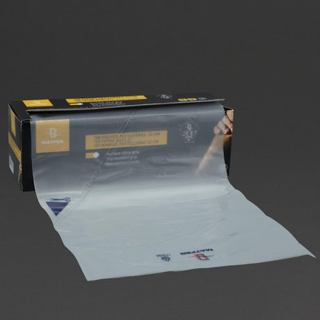 Matfer Bourgeat Disposable Piping Bags Clear (Roll of 100x530mm) - CX523  Matfer Bourgeat   