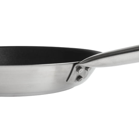 Matfer Bourgeat Tradition Stainless Steel Pro Non-Stick Frying Pan 24cm - CX539  Matfer Bourgeat   