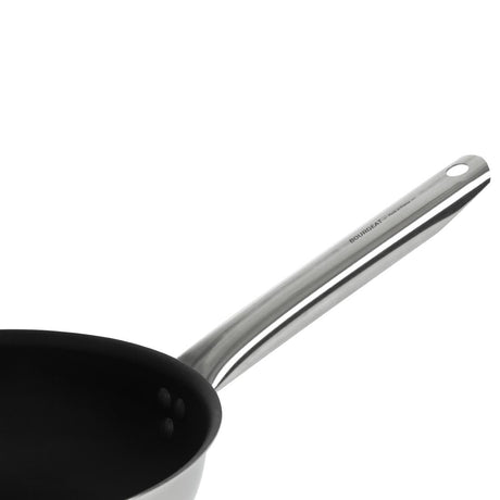 Matfer Bourgeat Tradition Stainless Steel Pro Non-Stick Sauté Pan 24cm - CX542  Matfer Bourgeat   