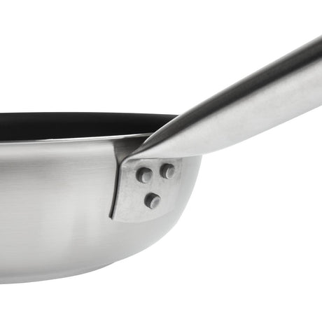 Matfer Bourgeat Tradition Stainless Steel Pro Non-Stick Sauté Pan 24cm - CX542  Matfer Bourgeat   
