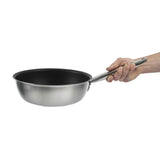 Matfer Bourgeat Tradition Stainless Steel Pro Non-Stick Sauté Pan 28cm - CX543  Matfer Bourgeat   