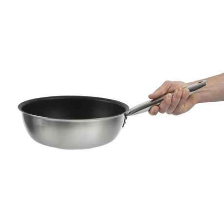 Matfer Bourgeat Tradition Stainless Steel Pro Non-Stick Sauté Pan 28cm - CX543  Matfer Bourgeat   