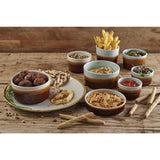 Siena Nourish Straight Sided Dip Pots Duck Egg 4oz (Pack of 12) - CX626 Churchill Super Vitrified Churchill   
