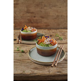 Siena Nourish Straight Sided Dip Pots Barley White 4oz (Pack of 12) - CX621 Churchill Super Vitrified Churchill   