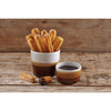 Siena Nourish Straight Sided Small Bowls Barley White 8oz (Pack of 12) - CX619 Bowls Churchill