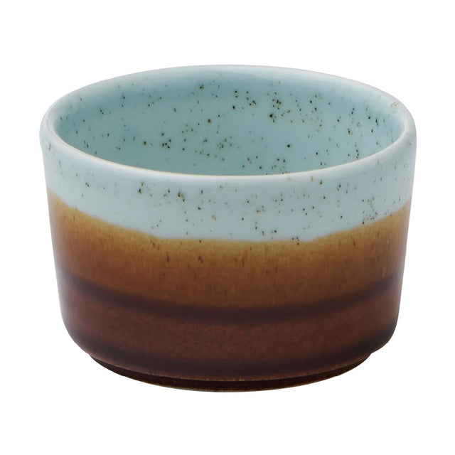 Siena Nourish Straight Sided Dip Pots Duck Egg 4oz (Pack of 12) - CX626 Churchill Super Vitrified Churchill   