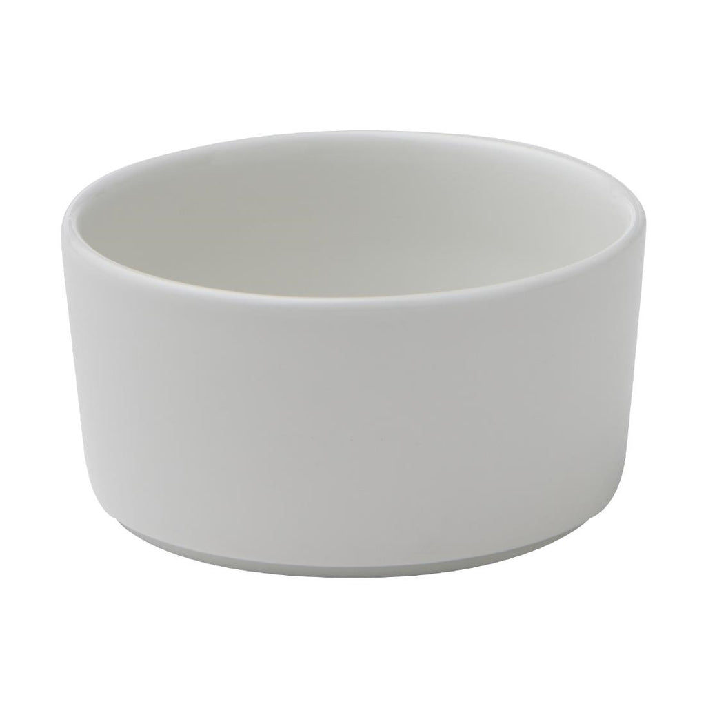 Churchill Super Vitrified Nourish Straight Sided Soup Bowls White 15oz (Pack of 12) - CX633 Bowls Churchill