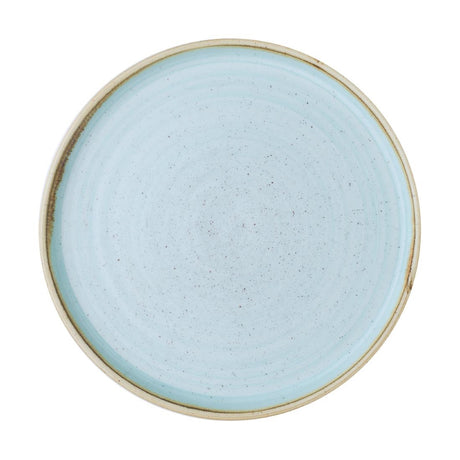 Churchill Stonecast Walled Plates Duck Egg 220mm (Pack of 6) - CX634 Plates Churchill