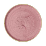 Churchill Stonecast Walled Plates Pink 220mm (Pack of 6) - CX636 Plates Churchill