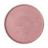 Churchill Stonecast Walled Plates Pink 260mm (Pack of 6) - CX637 Plates Churchill